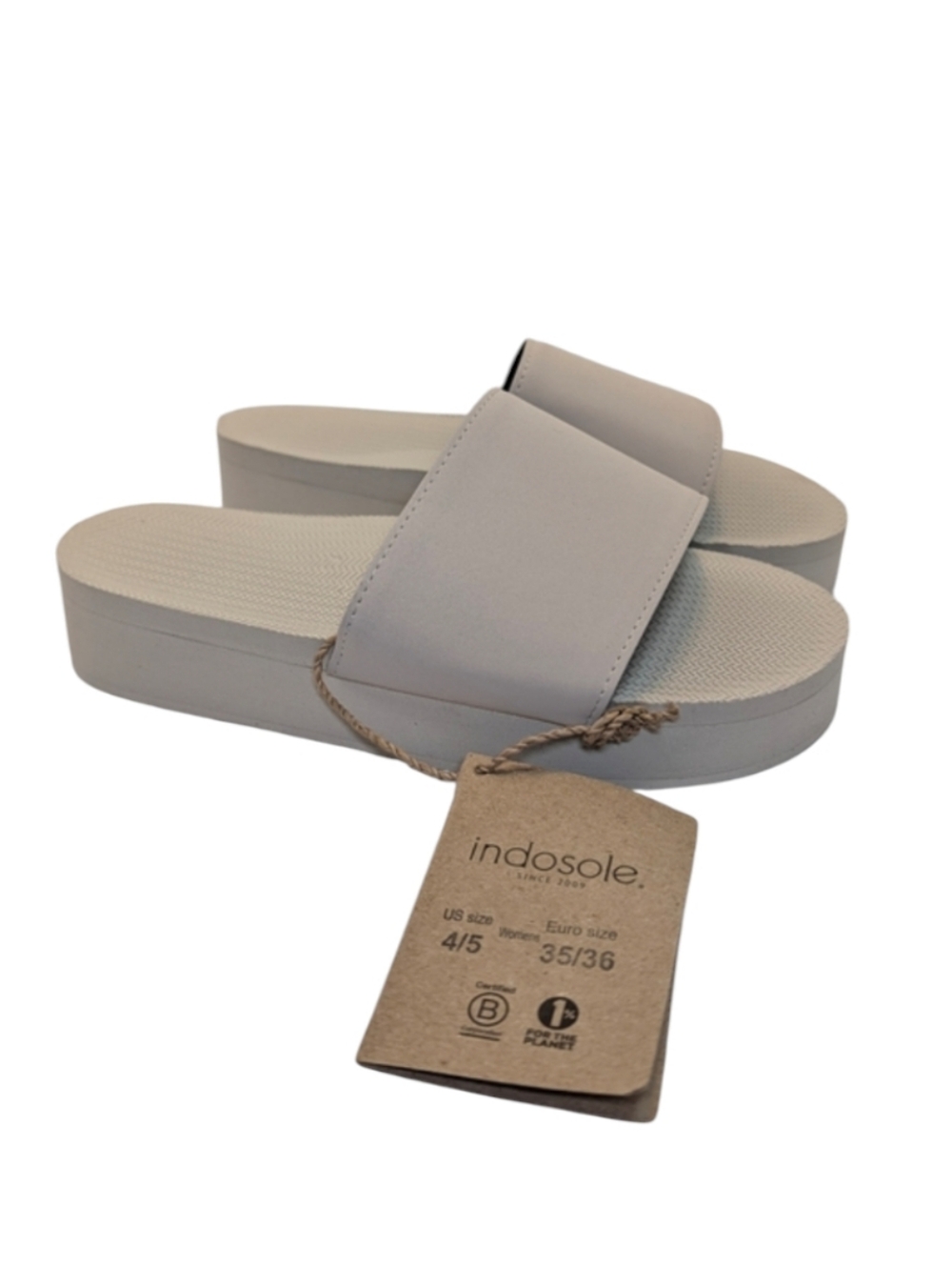 Indosole Platform Sneaker Slide Sandals Size 4 - 5